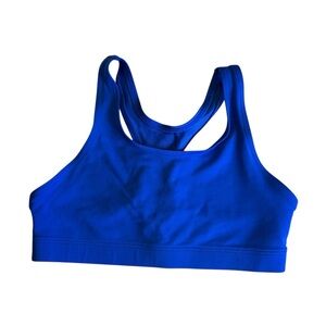 Royal Blue Racerback Sports Bra - Women’s Size Medium - Vintage 2000s Gym Wear